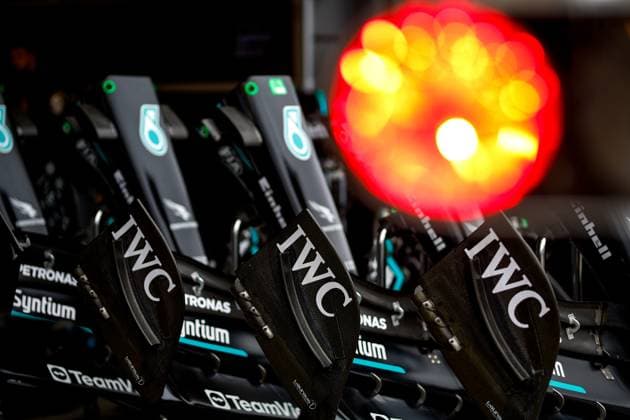 Mercedes AMG F1 W14 E Performance front wings, F1 Grand Prix of Brazil at Autodromo Jose Carlos Pace on November 2, 2023 in Sao Paulo, Brazil Photo by HOCH ZWEI Sao Paulo Brazil