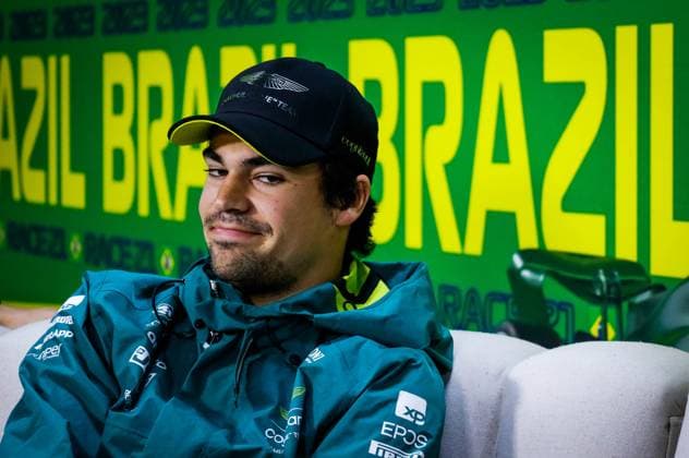 Entrevista coletiva pilotos GP Brasil F1 SÃO PAULO, SP - 02.11.2023: ENTREVISTA COLETIVA PILOTOS GP BRASIL F1 - Drivers hold a press conference, PK, Pressekonferenz to talk about expectations for the Formula 1 Rolex Grand Prix of São Paulo 2023, this Thursday afternoon (02), at the Interlagos race track, south of the capital. In the photo, Lance Stroll 18, ASTON MARTIN. (Photo: Aloisio Mauricio Fotoarena) x2455929x  AloisioxMauricio