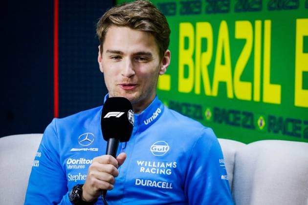 Entrevista coletiva pilotos GP Brasil F1 SÃO PAULO, SP - 02.11.2023: ENTREVISTA COLETIVA PILOTOS GP BRASIL F1 - Drivers hold a press conference, PK, Pressekonferenz to talk about expectations for the Formula 1 Rolex Grand Prix of São Paulo 2023, this Thursday afternoon (02), at the Interlagos race track, south of the capital. Pictured is Logan Sargeant 2, WILLIAMS. (Photo: Aloisio Mauricio Fotoarena) x2455954x  AloisioxMauricio