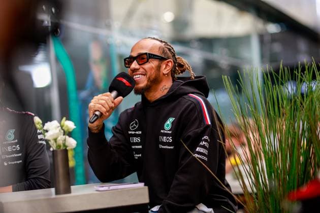 44 Lewis Hamilton GBR, Mercedes AMG Petronas F1 Team , F1 Grand Prix of Brazil at Autodromo Jose Carlos Pace on November 2, 2023 in Sao Paulo, Brazil Photo by HOCH ZWEI Sao Paulo Brazil
