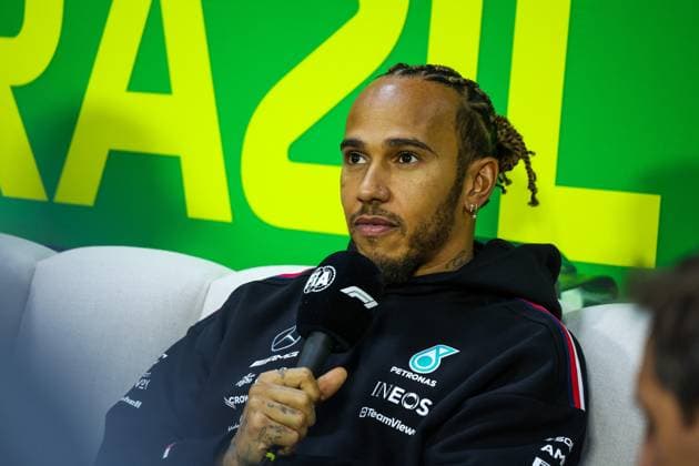 44 Lewis Hamilton GBR, Mercedes AMG Petronas F1 Team , F1 Grand Prix of Brazil at Autodromo Jose Carlos Pace on November 2, 2023 in Sao Paulo, Brazil Photo by HOCH ZWEI Sao Paulo Brazil