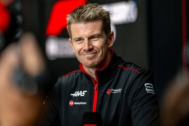 SaO PAULO, BRAZIL: Nico Hulkenberg, racing for the Haas F1 team during the 2023 Formula 1 Sao Paulo Grand Prix at the Interlagos Circuit in Sao Paulo, Brazil