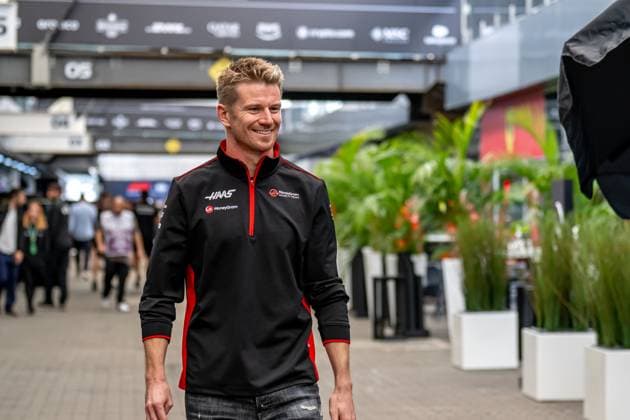 SaO PAULO, BRAZIL: Nico Hulkenberg, racing for the Haas F1 team during the 2023 Formula 1 Sao Paulo Grand Prix at the Interlagos Circuit in Sao Paulo, Brazil