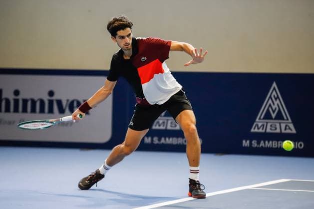 Pierre-Hugues Herbert (FRA) during ATP, Tennis Herren Challenger Bergamo, International Tennis match in Bergamo, Italy, November 03 2023  Copyright: xRobertaxCorradin IPAxSportx xipax xx IPA_41392450 IPA_Agency_IPA41392450