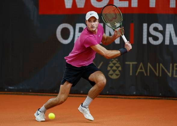 Rudolf Molleker, Mens Singles Tennis Wolffkran Open ATP Challenger TC Ismaning Ismaning Bavaria Germany 3 November 2023 Â Copyright: xJuergenxHasenkopfx
