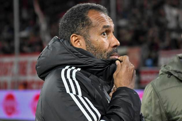 Daniel Thioune Fortuna Duesseldorf Portrait, half portrait, image, single, single shot, picture, single, solo, alone, 03 11 2023 Soccer Fortuna Duesseldorf vs SV Wehen Wiesbaden, Merkur Spiel Arena, Duesseldorf, DFB DFL REGULATIONS PROHIBIT ANY USE OF PHOTOGRAPHS AS IMAGE SEQUENCES AND OR QUASI VIDEO NRW Germany Copyright: xpepphotox xHorstxMauelshagenx pep00321, pep_20231103_hm