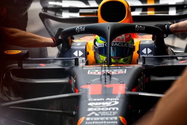 11 Sergio Perez MEX, Oracle Red Bull Racing , F1 Grand Prix of Brazil at Autodromo Jose Carlos Pace on November 3, 2023 in Sao Paulo, Brazil Photo by HOCH ZWEI Sao Paulo Brazil