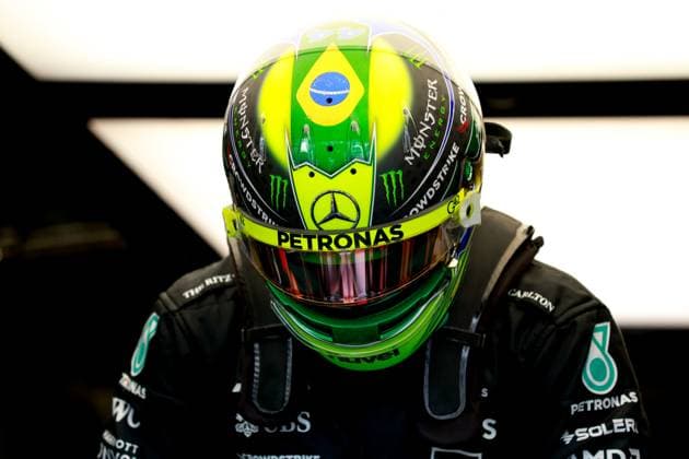 44 Lewis Hamilton GBR, Mercedes AMG Petronas F1 Team , F1 Grand Prix of Brazil at Autodromo Jose Carlos Pace on November 3, 2023 in Sao Paulo, Brazil Photo by HOCH ZWEI Sao Paulo Brazil