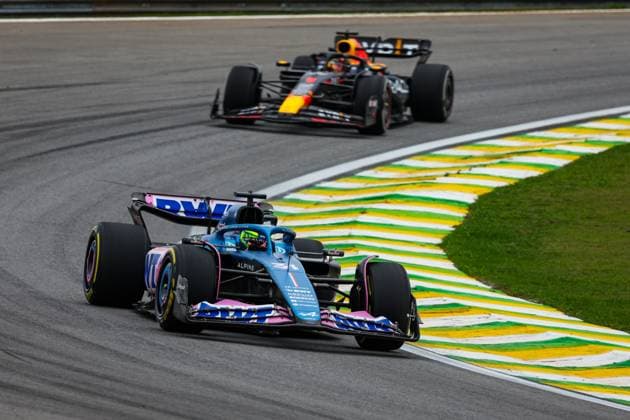 31 OCON Esteban (fra), Alpine F1 Team A523, action during the 2023 Formula 1 Rolex Grande Premio de Sao Paulo, 20th round of the 2023 Formula One World Championship, WM, Weltmeisterschaft from November 3 to 5, 2023 on the Autodromo JosÃ Carlos Pace, in Sao Paulo, Brazil - F1 - SAO PAULO GRAND PRIX 2023 DPPI Panoramic  00123044_G0OD9661