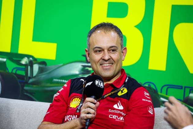 IOVERNO Diego, Scuderia Ferrari, portrait during the 2023 Formula 1 Rolex Grande Premio de Sao Paulo, 20th round of the 2023 Formula One World Championship, WM, Weltmeisterschaft from November 3 to 5, 2023 on the Autodromo JosÃ Carlos Pace, in Sao Paulo, Brazil - F1 - SAO PAULO GRAND PRIX 2023 DPPI Panoramic  00123044_G0OD0181