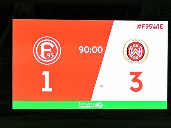 SV Wehen Wiesbaden wins in Duesseldorf with 3 1 Fortuna Duesseldorf vs SV Wehen Wiesbaden, Football, 2 Bundesliga, Matchday 12, Season 2023 2024, 03 11 2023 DFB DFL Regulations prohibit any use of Photographs as image sequences and or quasi video Fortuna Duesseldorf vs SV Wehen Wiesbaden, Football, 2 Bundesliga, Matchday 12, Season 2023 2024, 03 11 2023 Duesseldorf Copyright: xEibner-Pressefoto ThomasxHaeslerx EP_THR