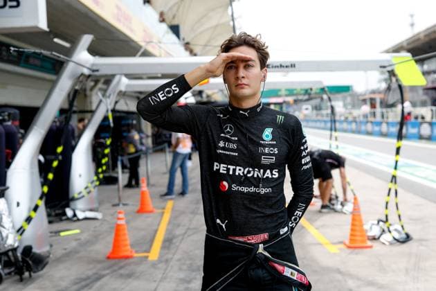 63 George Russell GBR, Mercedes AMG Petronas F1 Team , F1 Grand Prix of Brazil at Autodromo Jose Carlos Pace on November 3, 2023 in Sao Paulo, Brazil Photo by HOCH ZWEI Sao Paulo Brazil