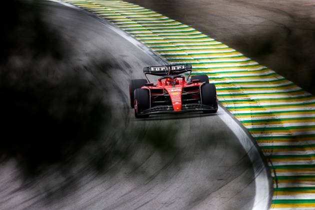 16 Charles Leclerc MCO, Scuderia Ferrari , F1 Grand Prix of Brazil at Autodromo Jose Carlos Pace on November 3, 2023 in Sao Paulo, Brazil Photo by HOCH ZWEI Sao Paulo Brazil