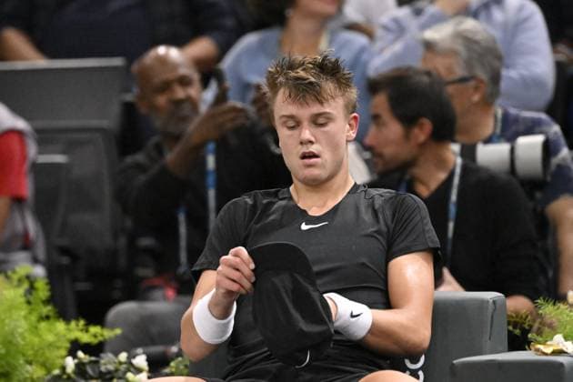 Tennis - Rolex Paris Master 2023 - Holger Rue - Danemark TENNIS : Rolex Paris Master 2023 - France - 03 11 2023 ChrysleneCaillaud Panoramic 