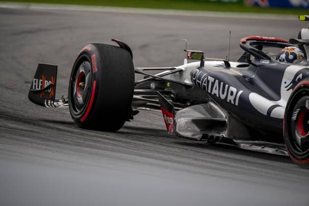 Sao Paulo - 03-11-2023, Interlagos Circuit, Yuki Tsunoda at the Formula 1 Brazil Grand Prix 2023 Friday Formula 1 Brazil Grand Prix 2023 Friday  x23023148x Copyright: