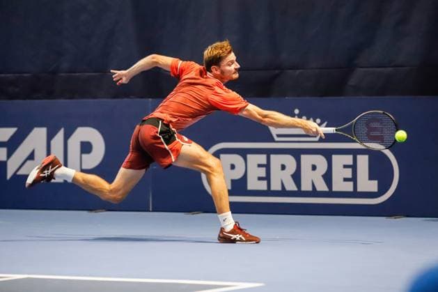 David Goffin (BEL) during ATP, Tennis Herren Challenger Bergamo, International Tennis match in Bergamo, Italy, November 03 2023  Copyright: xRobertaxCorradin IPAxSportx xipax xx IPA_41403829 IPA_Agency_IPA41403829