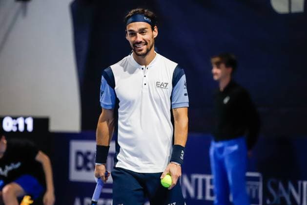 Fabio Fognini (ITA) during ATP, Tennis Herren Challenger Bergamo, International Tennis match in Bergamo, Italy, November 03 2023  Copyright: xRobertaxCorradin IPAxSportx xipax xx IPA_41403939 IPA_Agency_IPA41403939