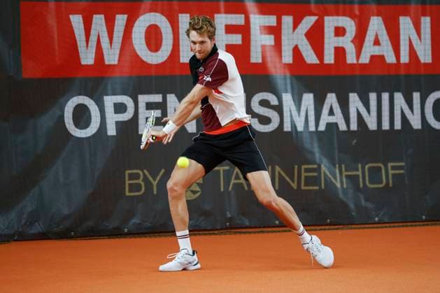 Antoine Bellier SUI , Mens Singles Tennis Wolffkran Open ATP Challenger TC Ismaning Ismaning Bavaria Germany 4 November 2023 Â Copyright: xJuergenxHasenkopfx