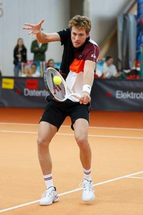 Antoine Bellier SUI , Mens Singles Tennis Wolffkran Open ATP Challenger TC Ismaning Ismaning Bavaria Germany 4 November 2023 Â Copyright: xJuergenxHasenkopfx