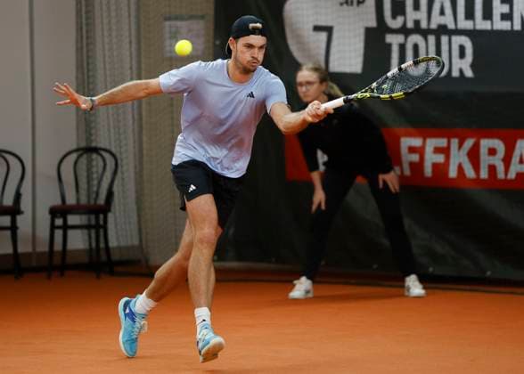 Maximilian Marterer, Mens Singles Tennis Wolffkran Open ATP Challenger TC Ismaning Ismaning Bavaria Germany 4 November 2023 Â Copyright: xJuergenxHasenkopfx