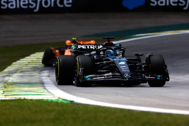 63 George Russell GBR, Mercedes AMG Petronas F1 Team , F1 Grand Prix of Brazil at Autodromo Jose Carlos Pace on November 4, 2023 in Sao Paulo, Brazil Photo by HOCH ZWEI Sao Paulo Brazil