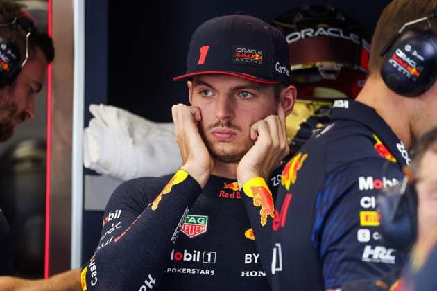 VERSTAPPEN Max (ned), Red Bull Racing RB19, portrait during the 2023 Formula 1 Rolex Grande Premio de Sao Paulo, 20th round of the 2023 Formula One World Championship, WM, Weltmeisterschaft from November 3 to 5, 2023 on the Autodromo JosÃ Carlos Pace, in Sao Paulo, Brazil - F1 - SAO PAULO GRAND PRIX 2023 DPPI Panoramic  00123044_G0OD0860
