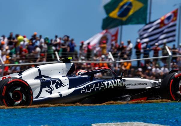 22 Yuki Tsunoda JPN, Scuderia AlphaTauri , F1 Grand Prix of Brazil at Autodromo Jose Carlos Pace on November 4, 2023 in Sao Paulo, Brazil Photo by HOCH ZWEI Sao Paulo Brazil