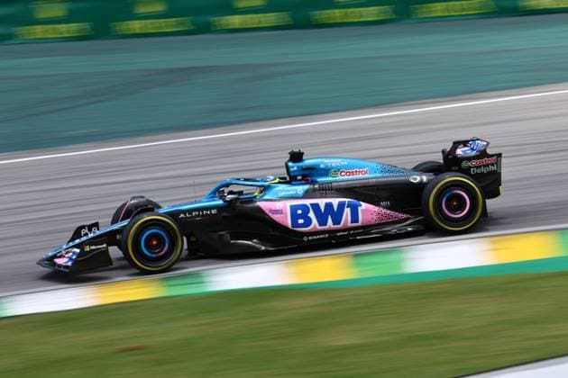 Formula 1 Rolex Sao Paulo Grand Prix 2023 04 11 2023, Autodromo Jose Carlos Pace, Interlagos, Formula 1 Rolex Sao Paulo Grand Prix 2023 , pictured Esteban Ocon FRA , BWT Alpine F1 Team nordphotoxGmbHx xBratic nph00250