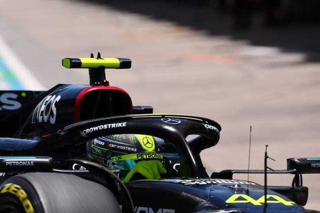 04 11 2023, Autodromo Jose Carlos Pace, Interlagos, Formula 1 Rolex Sao Paulo Grand Prix 2023 , pictured Lewis Hamilton GBR , Mercedes AMG Petronas F1 Team Interlagos Autodromo Jose Carlos Pace Brazil  eu-images-506