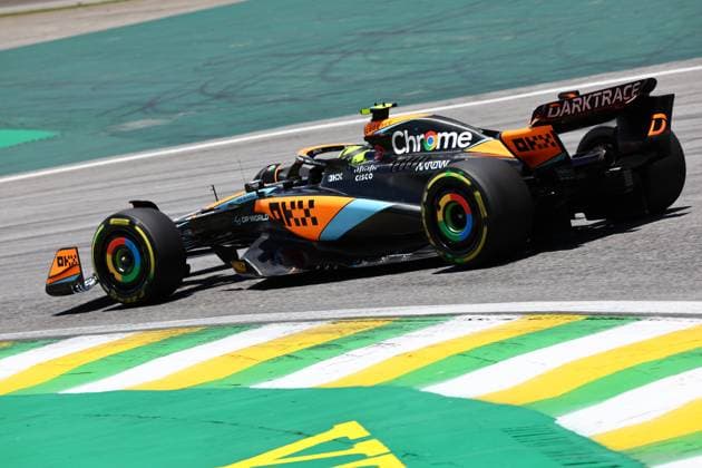 Formula 1 Rolex Sao Paulo Grand Prix 2023 04 11 2023, Autodromo Jose Carlos Pace, Interlagos, Formula 1 Rolex Sao Paulo Grand Prix 2023 , pictured Lando Norris GBR , McLaren F1 Team nordphotoxGmbHx xBratic nph00250