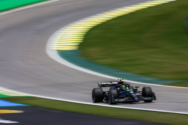 44 Lewis Hamilton GBR, Mercedes AMG Petronas F1 Team , F1 Grand Prix of Brazil at Autodromo Jose Carlos Pace on November 4, 2023 in Sao Paulo, Brazil Photo by HOCH ZWEI Sao Paulo Brazil