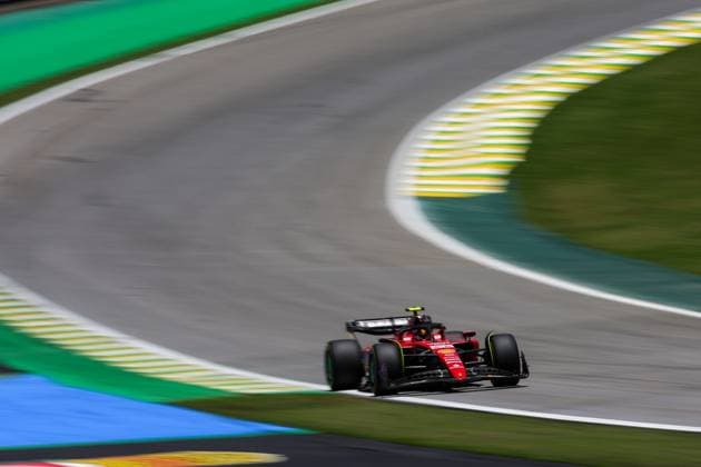 55 Carlos Sainz ESP, Scuderia Ferrari , F1 Grand Prix of Brazil at Autodromo Jose Carlos Pace on November 4, 2023 in Sao Paulo, Brazil Photo by HOCH ZWEI Sao Paulo Brazil