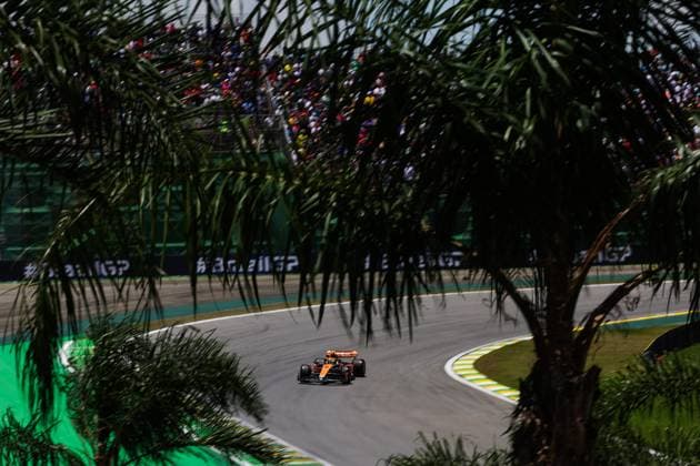 4 Lando Norris GBR, McLaren F1 Team , F1 Grand Prix of Brazil at Autodromo Jose Carlos Pace on November 4, 2023 in Sao Paulo, Brazil Photo by HOCH ZWEI Sao Paulo Brazil