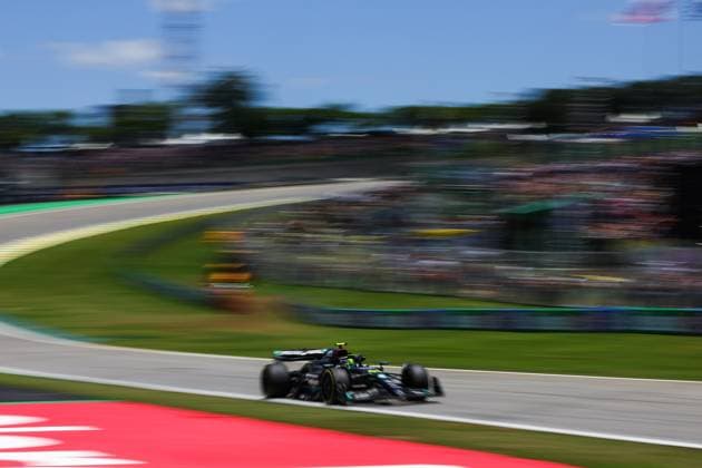 44 Lewis Hamilton GBR, Mercedes AMG Petronas F1 Team , F1 Grand Prix of Brazil at Autodromo Jose Carlos Pace on November 4, 2023 in Sao Paulo, Brazil Photo by HOCH ZWEI Sao Paulo Brazil