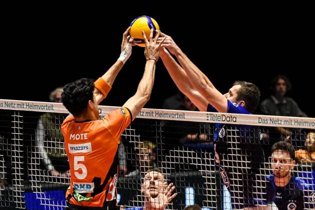 Volleyball, DVV Cup, VfB Friedrichshafen - Berlin Recycling Volleys