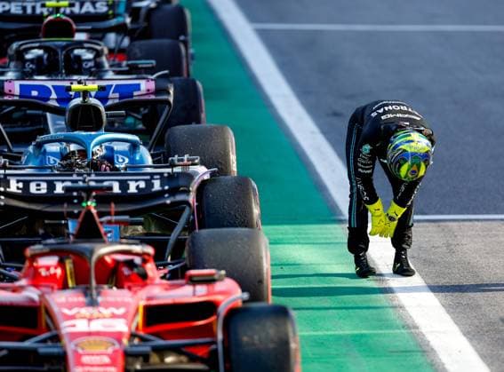 Bilder des Jahres 2023, Sport 11 November Sport Themen der Woche KW44 Sport Bilder des Tages 44 Lewis Hamilton (GBR, Mercedes-AMG Petronas F1 Team), F1 Grand Prix of Brazil at Autodromo Jose Carlos Pace on November 4, 2023 in Sao Paulo, Brazil. (Photo by HOCH ZWEI) Sao Paulo Brazil *** 44 Lewis Hamilton GBR, Mercedes AMG Petronas F1 Team , F1 Grand Prix of Brazil at Autodromo Jose Carlos Pace on November 4, 2023 in Sao Paulo, Brazil Photo by HOCH ZWEI Sao Paulo Brazil