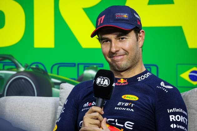 PEREZ Sergio (mex), Red Bull Racing RB19, portrait during the 2023 Formula 1 Rolex Grande Premio de Sao Paulo, 20th round of the 2023 Formula One World Championship, WM, Weltmeisterschaft from November 3 to 5, 2023 on the Autodromo JosÃ Carlos Pace, in Sao Paulo, Brazil - F1 - SAO PAULO GRAND PRIX 2023 DPPI Panoramic  00123044_G0OD0359