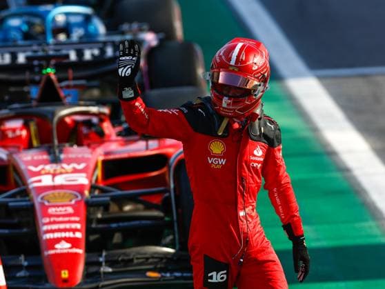 LECLERC Charles (mco), Scuderia Ferrari SF-23, portrait during the 2023 Formula 1 Rolex Grande Premio de Sao Paulo, 20th round of the 2023 Formula One World Championship, WM, Weltmeisterschaft from November 3 to 5, 2023 on the Autodromo JosÃ Carlos Pace, in Sao Paulo, Brazil - F1 - SAO PAULO GRAND PRIX 2023 DPPI Panoramic  00123044_F12023GP21BRA_JK232461