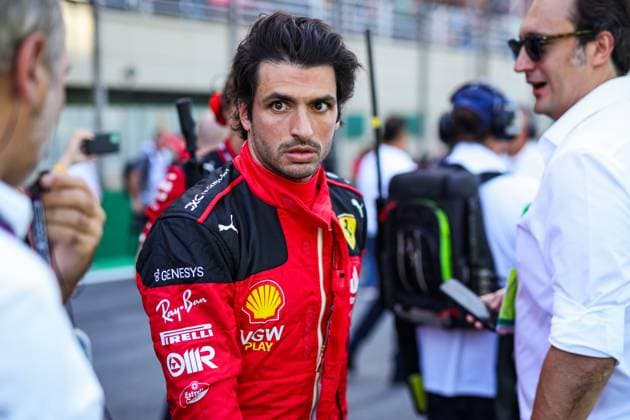 55 Carlos Sainz ESP, Scuderia Ferrari , F1 Grand Prix of Brazil at Autodromo Jose Carlos Pace on November 4, 2023 in Sao Paulo, Brazil Photo by HOCH ZWEI Sao Paulo Brazil