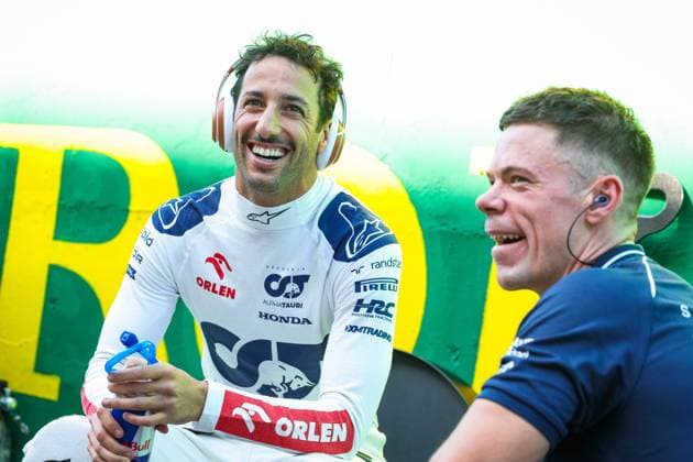 3 Daniel Ricciardo AUS, Scuderia AlphaTauri , F1 Grand Prix of Brazil at Autodromo Jose Carlos Pace on November 4, 2023 in Sao Paulo, Brazil Photo by HOCH ZWEI Sao Paulo Brazil
