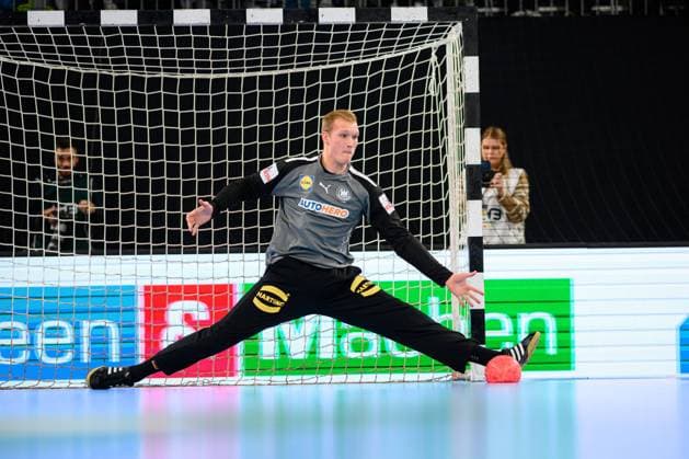 Handball, Mens Laenderspiel, Germany Egypt Goalkeeper David Späth David Spaeth Germany Ulm Ratiopharm Arena Germany