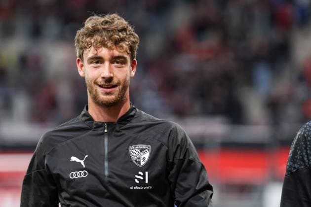 3 Liga FC Ingolstadt 04 Borussia Dortmund II before the match Goalkeeper Maurice Dehler 46, FCI 3 Liga FC Ingolstadt 04 Season 2023 2024 Borussia Dortmund II