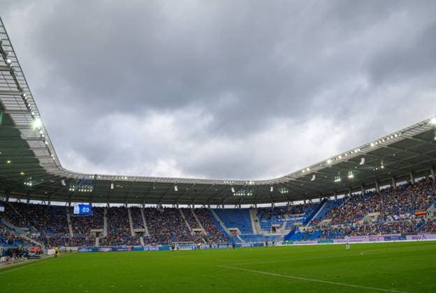 Scene during the match, Duestere Wolkenstimmung über dem Wildparkstadion, GER, Karlsruher SC vs SC Paderborn, Sport, Fußball, Herren, 2 Bundesliga, 12 Spieltag, Spielzeit 2023 2024, 05 11 2023, DFL REGULATES PROHIBIT ANY USE OF PHOTOGRAPHS AS IMAGE SEQUENCES AND OR QUASI VIDEO GER, Karlsruher SC vs SC Paderborn, Sport, Football, Men, 2 Bundesliga, Matchday 12, Season 2023 2024, 05 11 2023, Karlsruhe Copyright: xEibner-Pressefoto SilasxSchuellex EP_SSR
