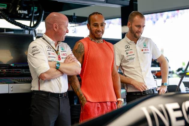 44 Lewis Hamilton GBR, Mercedes AMG Petronas F1 Team , F1 Grand Prix of Brazil at Autodromo Jose Carlos Pace on November 5, 2023 in Sao Paulo, Brazil Photo by HOCH ZWEI Sao Paulo Brazil