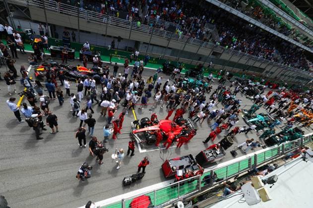 LECLERC Charles (mco), Scuderia Ferrari SF-23, portrait during the 2023 Formula 1 Rolex Grande Premio de Sao Paulo, 20th round of the 2023 Formula One World Championship, WM, Weltmeisterschaft from November 3 to 5, 2023 on the Autodromo JosÃ Carlos Pace, in Sao Paulo, Brazil - F1 - SAO PAULO GRAND PRIX 2023 - RACE DPPI Panoramic  GOOD9139 copie