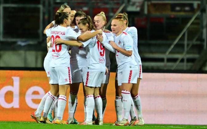 05 11 2023 Soccer Season 2023 2024 1 Womens Soccer Bundesliga 06 Matchday 1 FC Nuremberg FCN Club 1 FC Cologne Sportfoto Zink xwoxzix Goal celebration Joy after goal Goal shot to 0 1 by Dora Zeller 19, FC Köln