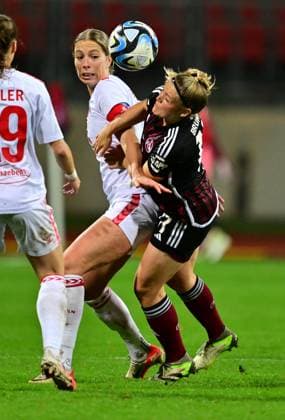 05 11 2023 Soccer Season 2023 2024 1 Women Soccer Bundesliga 06 Matchday 1 FC Nürnberg FCN Club 1 FC Köln Sportfoto Zink xwoxzix Sharon Beck 10, FC Köln Livia Brunmair 17, 1 FC Nürnberg FCN