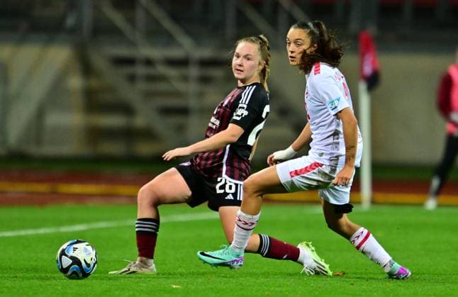 05 11 2023 Soccer Season 2023 2024 1 Women Soccer Bundesliga 06 Matchday 1 FC Nürnberg FCN Club 1 FC Köln Sportfoto Zink xwoxzix Madeleine Steck 28, 1 FC Nürnberg FCN Natalia Padilla Bidas 22, FC Köln