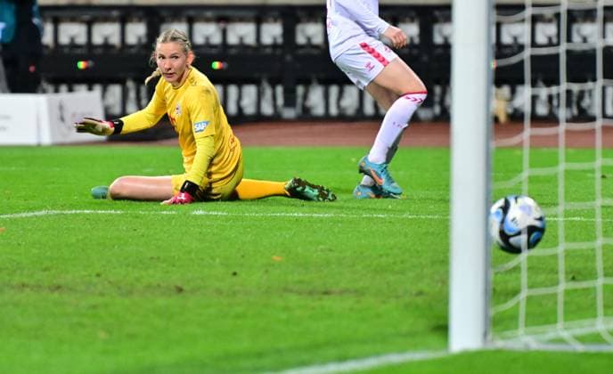05 11 2023 Soccer Season 2023 2024 1 Womens Soccer Bundesliga 06 Matchday 1 FC Nuremberg FCN Club 1 FC Köln Sportfoto Zink xwoxzix Jasmin Pal 1, FC Köln must concede goal to 3 1 by Vanessa Haim 19, 1 FC Nuremberg FCN , not in picture