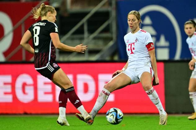 05 11 2023 Soccer Season 2023 2024 1 Women Soccer Bundesliga 06 Matchday 1 FC Nürnberg FCN Club 1 FC Köln Sportfoto Zink xwoxzix Kerstin Bogenschütz Bogenschuetz 8, 1 FC Nürnberg FCN Sharon Beck 10, FC Köln